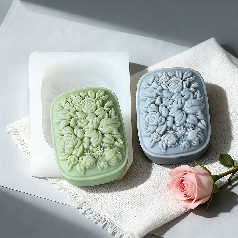 Soap Making Vendors - Stampo in Silicone Quadrato per Sapone