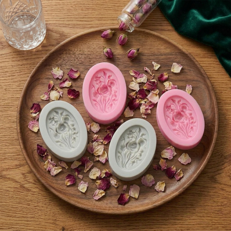 4 stampi in silicone a forma d - Soap Making Vendors recensione e prezzo